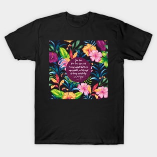 You have been born anew, 1 Peter 1:23, Bible Quote T-Shirt